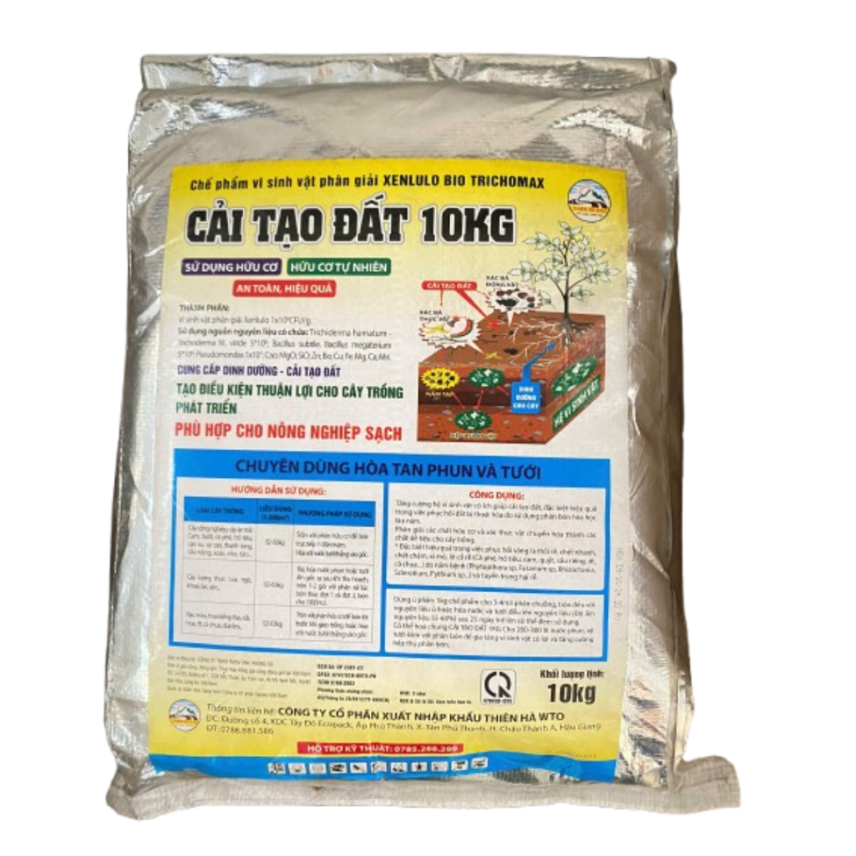CẢI TẠO ĐẤT - 10KG AT TRICODERMA