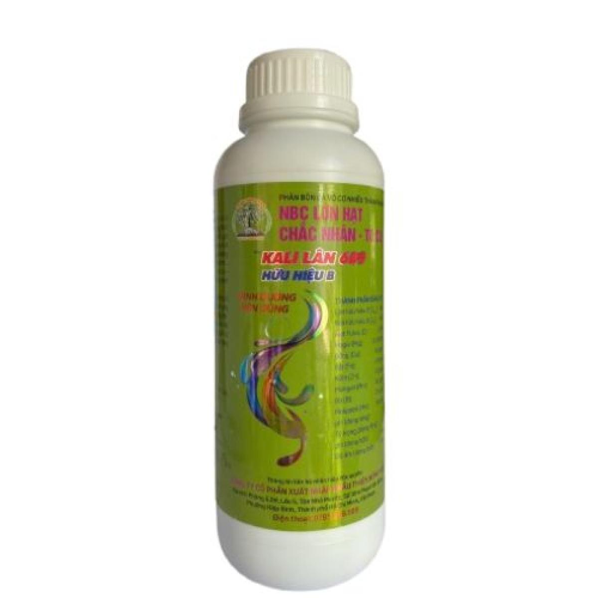 KALI LÂN 689 HỮU HIỆU B 1L – PHÂN BÓN LÁ VÔ CƠ NHIỀU THÀNH PHẦN NBC LỚN HẠT – CHẮC NHÂN – TO CỦ