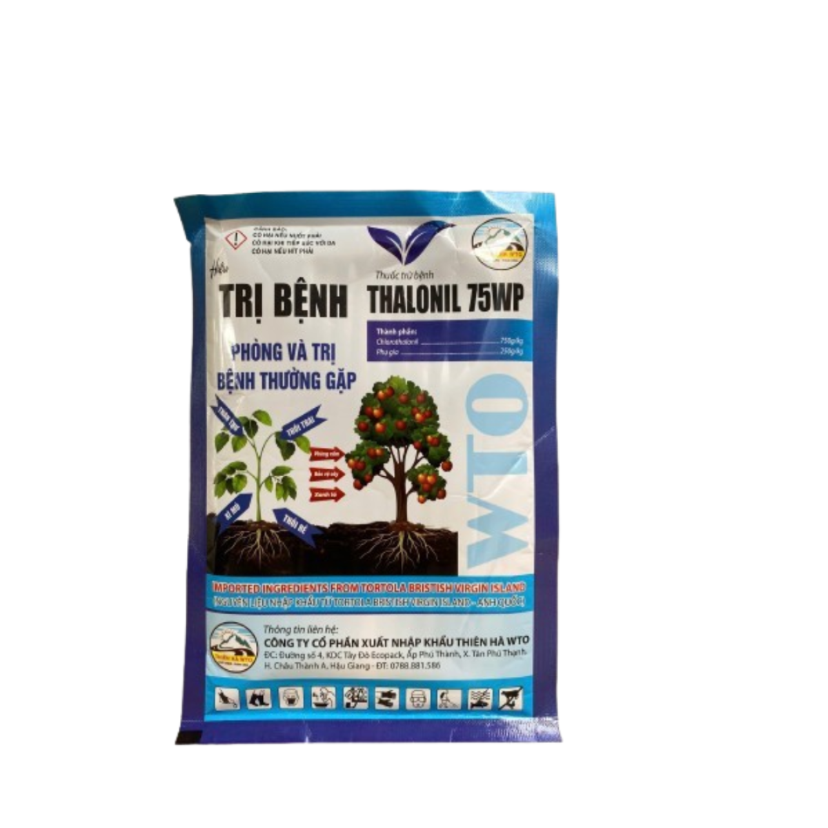 Trị bệnh ( Thalonil 75 wp )