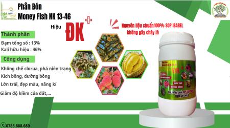 Phân Bón Money Fish NK 13-46 hiệu ĐK+ 